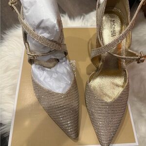 Michael Kors Women's Gold Heels